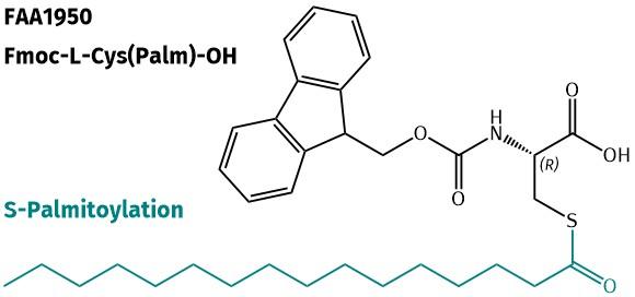 Fmoc-L-Cys(Palm)-OH – A S-palmitoylated Cysteine building block