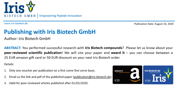 Publishing with Iris Biotech