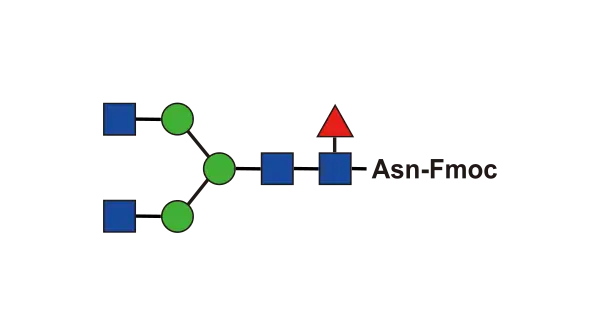 Fmoc-L-Asn(diGlcNAc-(Fuc))-OH