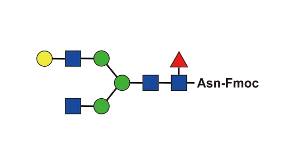 Fmoc-L-Asn(1G,2GN-(Fuc))-OH